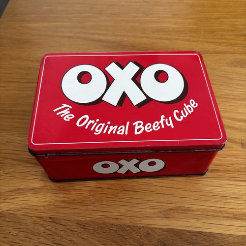 Oxo vintage metal tin - vintage,