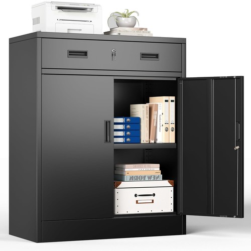 Metal storage cabinet locking - metal,