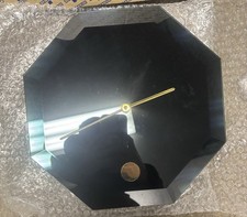 Vintage Howard Miller Museum Clock Smoked Glass