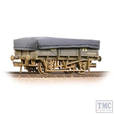 33-088A Bachmann OO Gauge 5 Plank China Clay With Tarpaulin Cover - Weathered