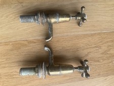Vintage Brass Basin Taps Hot