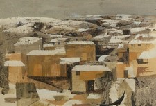 Pickering Under Snow" by Keith Vaughan at POW camp Malton Rare  Hardback Print