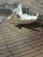 bone necklace. gothic