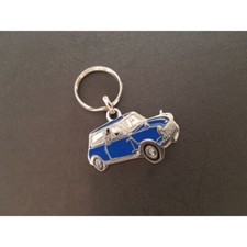 Austin Morris Cooper 850 Mini Profile Keychain (Blue)