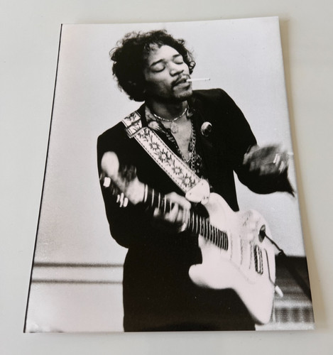 Jimi hendrix vintage 5x7 w - hendrix, 9.5x7