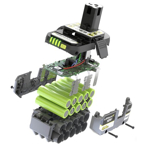 Ryobi one battery 0ah - ryobi, 5.0ah