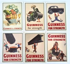 Guinness Postcard Set of 6, GFS, c1990s #21