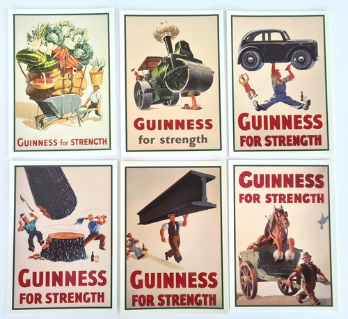 Guinness postcard set 6 - postcard,