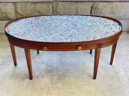 Vintage mcm mersman 6964 oval - vintage,