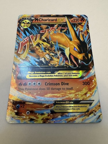 Mega charizard 106 tag - charizard, ex