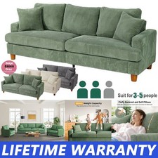 3/4 Seater Corduroy Sofa Jumbo