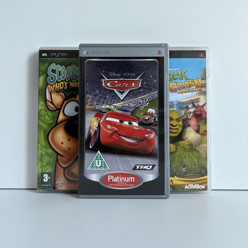 Psp game bundle - cars,, scooby