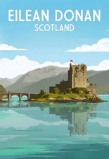 Travel Poster Eilean Donan