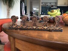 antique cast iron snooker cue rack
