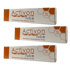 Activon Tube Medical Grade Manuka Honey - 25g Wounds & Burns First Aid Pack of 3