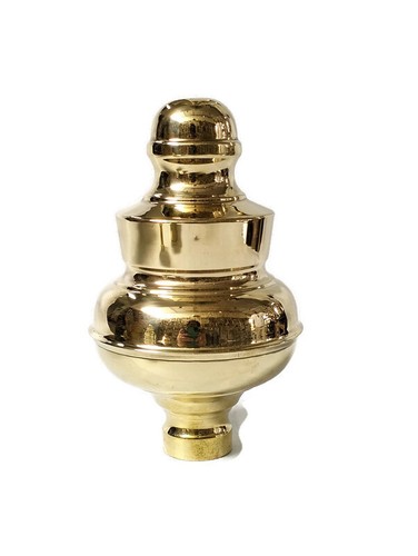 Solid brass bed knob 2 - , 6.1/2