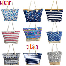 Extra Large Beach Bags for Women Tote Bag with Zip for Travel Bag, Shopping Bag