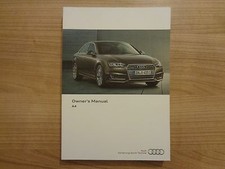 Audi A4 Owners Handbook/Manual