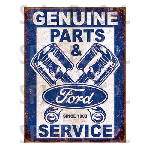 Ford genuine parts - metal, sign