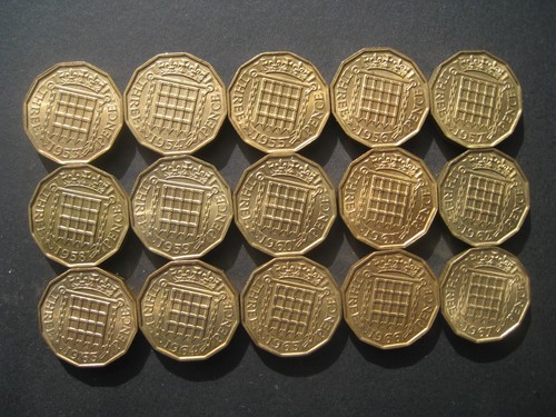 Elizabeth brass threepence - ii,