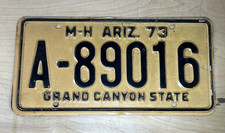 1973 Arizona License Plate