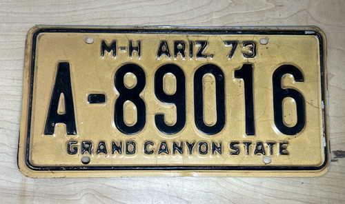 1973 arizona license - 1973,
