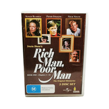 Rich Man, Poor Man Book One - Chapters 1-12 (DVD Box Set, 1976) Peter Strauss