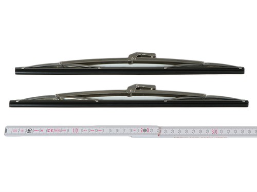 Chrome look wiper blades - chrome,