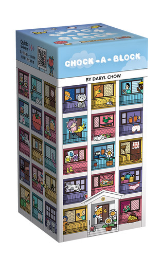 Chock block board - game, by
