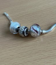 Amore & Baci 925 Silver Charms X 3 