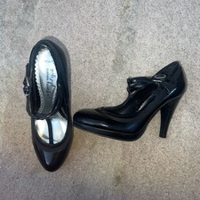 SIZE 5 EU 38 BLACK PATENT