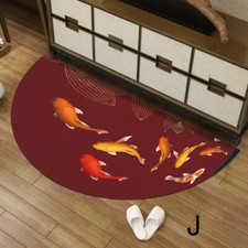 Velvet Semicircle Doormat
