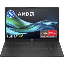 HP 15.6" Laptop 8 GB RAM 512GB AMD Ryzen™ 5 Windows 11 Home - Black 15.6 Inches