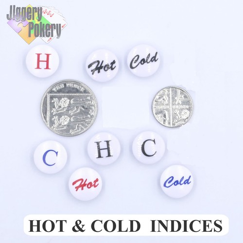 Hot cold tap - &, indicator