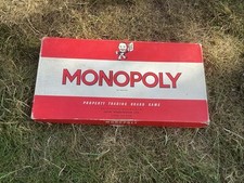 Vintage Monopoly Board Game John Waddington Property Trading Game Complete