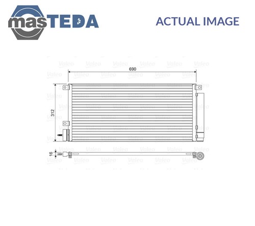 822576 air con condenser - a/c,