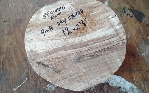 Spalted elm bowl wood - bowl,