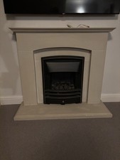 Gas Fire And Jura Stone