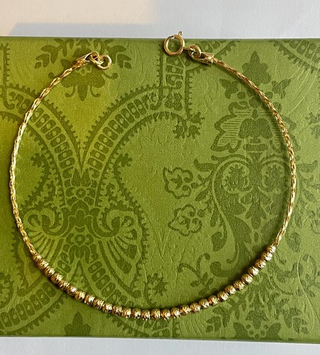 18k solid gold diamond cut - 18k,