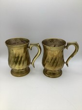 Pair Of Vintage Brass Pint