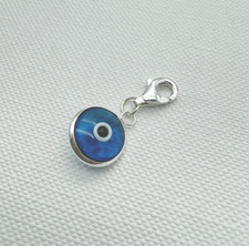 925 Sterling Silver Blue Evil
