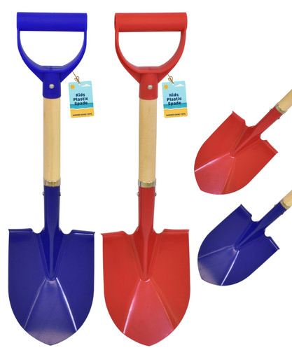 Kids spade plastic handle - spade,