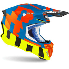 2023 AIROH TWIST 2.0 MOTOCROSS MX ENDURO OFF-ROAD BIKE HELMET - FRAME AZURE MATT