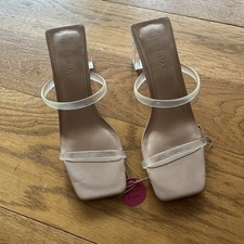 Ladies shoes clear strappy
