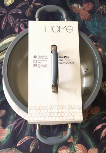 Stainless steel 24cm - 24cm, pot