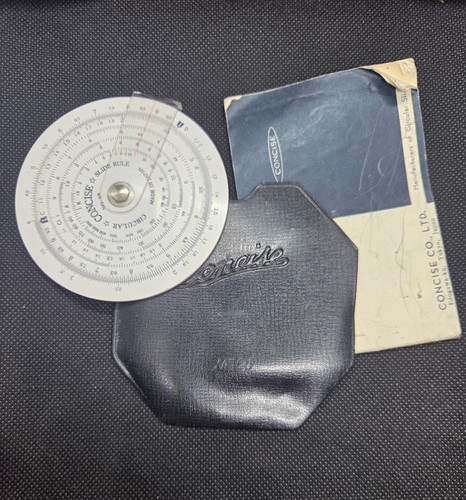 Concise circular slide rule - slide,