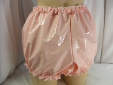ABDL SISSY ADULT BABY PINK PVC DIAPER COVER PANTIES  lining OPTIONS