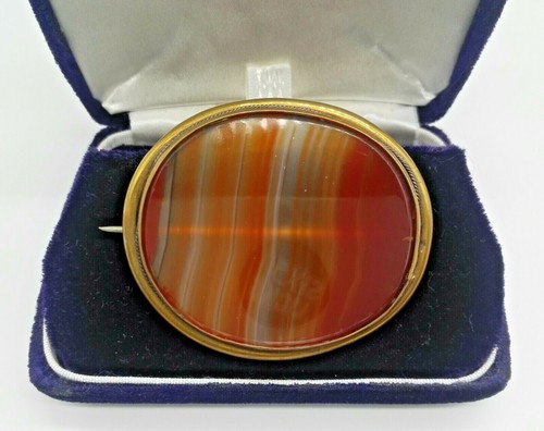 Large banded agate victorian - large,
