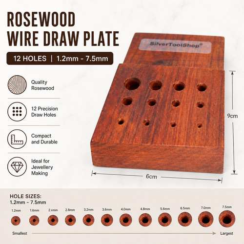 Rosewood jewellery wire draw - rosewood,