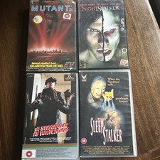 4 X VHS Horror Joblot - Ex